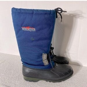 Vintage Wind River Blue Insulated Winter Boots 8